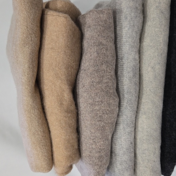 100% Cashmere Sweater Lot Pastel Pinks Crafting Cutter Upcycle Recycle Repurpose - Picture 2 of 15